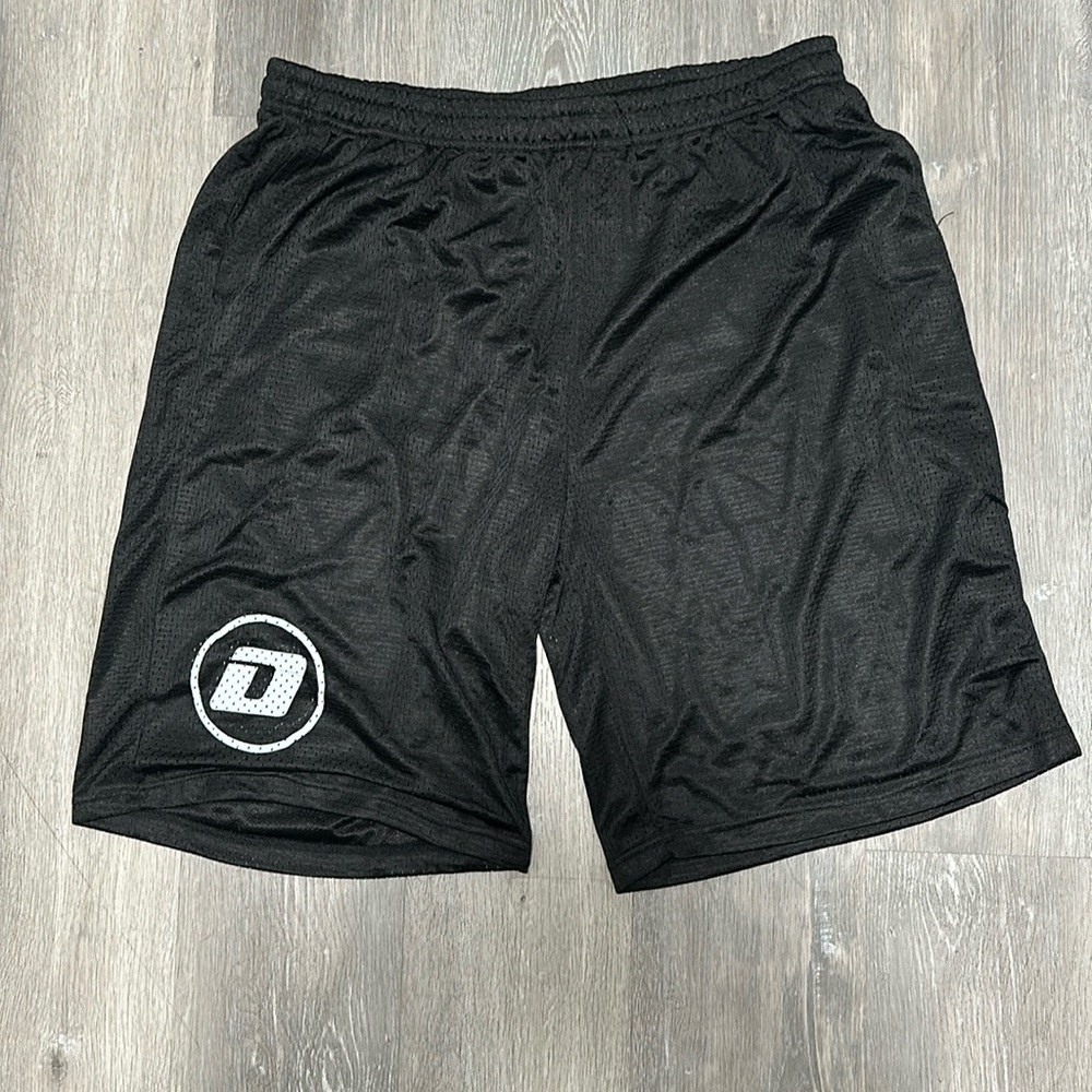 NWOT Mens XXXXL 4XL Black Mesh Shorts